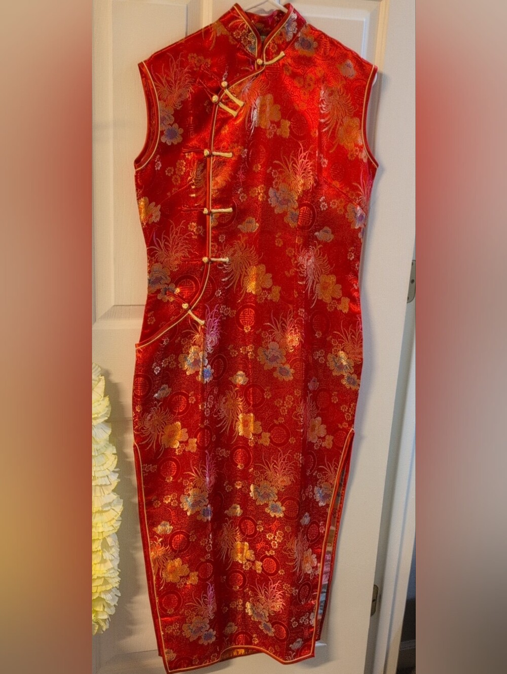 Beautiful Red Floral Dress
